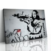 Mona Lisa Bazooka Banksy